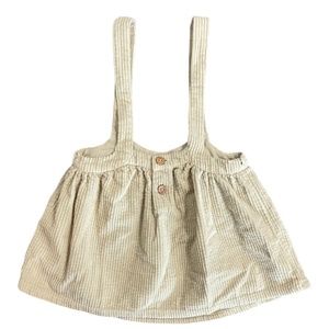 ZARA kid's corduroy overall skirt size 2-3T